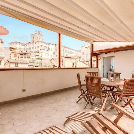 Attic With Terrace By Trevi Fountain Apartment โรม ภายนอก รูปภาพ